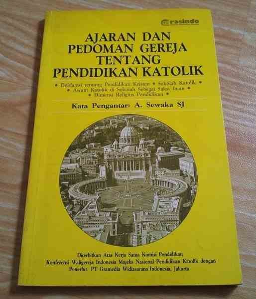 Ajaran Dan Pedoman Gereja Tentang Pendidikan Katolik