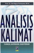 Analisis Kalimat: Fungsi, Kategori, dan Peran