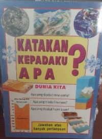 Image of Katakan Kepadaku Apa?