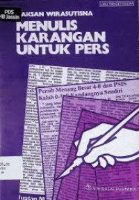 Image of Menulis Karangan untuk Pers